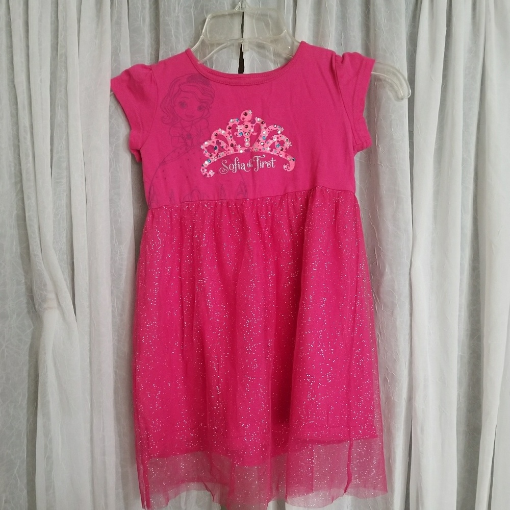 Sophia the First pink sparkly dress